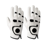 Gants de golf en peau de mouton avec logo personnalisé, unisexes, antidérapants, respirants, en cuir véritable de qualité supérieure, fabricant OEM ODM, sport