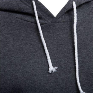 Nouveau design – Sweat à capuche court décontracté imprimé uni pour femme, coupe oversize, en toile de coton avec logo frontal - Product Image 4
