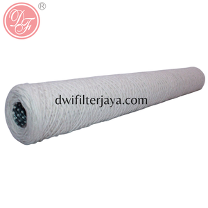 Cartouche de filtre à eau de haute qualité de 10 ou 20 pouces, certifiée NSF, élément enroulé en fil de polyester de 5 microns pour usage industriel et potable - Product Image 4