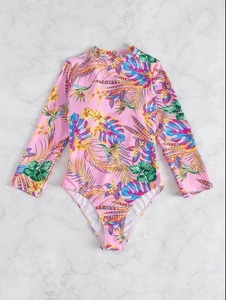 Traje de Baño de Una Pieza con Estampado Floral, Diseño Personalizado, Almohadillas Extraíbles, Venta al Por Mayor OEM, Modelo 2026 - Product Image 4