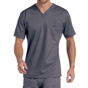 Uniformes de travail grande taille personnalisables, élégants, en Spandex-Polyester, extensibles dans les 4 sens, respirants, avec détection par aiguille, de haute qualité, en gros - Product Image 5