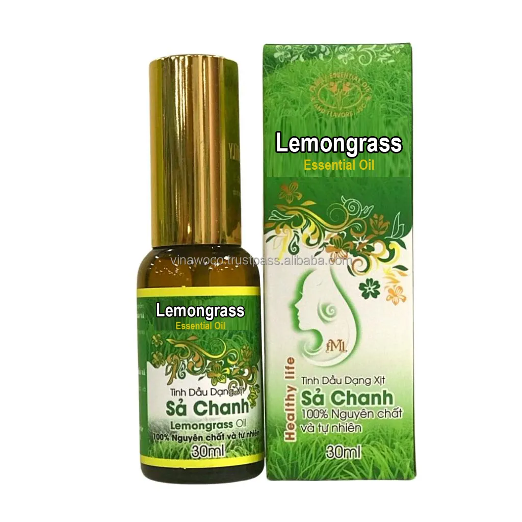 Bestseller - 30 ml Lemongrass Ätherisches Öl Nebel Spray - 100 % reines natürliches ungelättetes - verträgt sehr gut Moskitos und Insekten