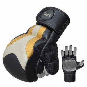 Gants en cuir durables pour arts martiaux, boxe, fitness et entraînement MMA, adaptés aux séances d'exercice quotidiennes - Product Image 2