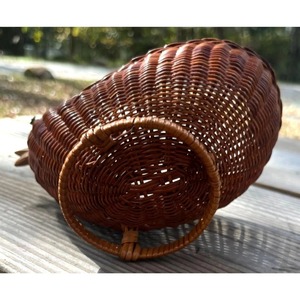 Panier en rotin tressé à la main en forme de gland, paniers de rangement écologiques faits à la main, rotin naturel, multifonctionnel moderne, Artex Green Earth Made - Product Image 5