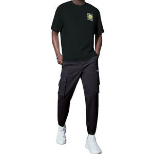 เสื้อยืดผ้าแคนวาสทรงโอเวอร์ไซส์ ระบายอากาศได้ดี สำหรับผู้ชาย ปี 2026 ราคาขายส่ง ออกแบบเองได้ คุณภาพสูง เหมาะสำหรับกิจกรรมกลางแจ้ง แขนสั้น - Product Image 5