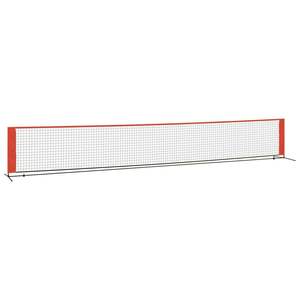 Red de Tenis Negra y Roja de 236.2"x39.4"x34.3" de Poliéster Resistente para Equipamiento de Cancha - Product Image 2
