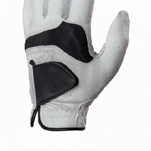 Gants de golf de qualité supérieure pour hommes, cuir et cabretta résistants aux intempéries brodés avec logo OEM personnalisé, pour usage sportif - Product Image 1