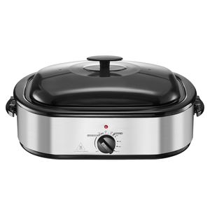 Forno Elettrico per Arrosto di Tacchino da 14QT a Cottura Rapida, Temperatura Regolabile 150-450°F, Coperchio Auto-Irrigante - Product Image 1