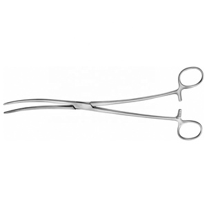 Pinces à tissus incurvées Bozemann en acier inoxydable de qualité supérieure, instrument médical chirurgical pour la gynécologie - Product Image 3