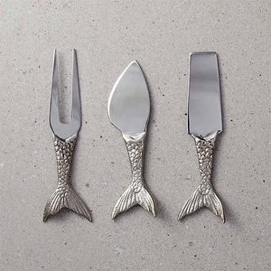 Trancheuse à fromage et couteau de haute qualité ensemble d'outils outils de cuisine outil en acier inoxydable poignée ronde épandeur de beurre ensemble d'outils à fromage - Product Image 5