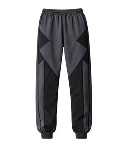 Manufacturer Custom Men Charcoal Grey Contrast Panel Tracksuit Set Full Zip Jacket & <b>Jogger</b> Pants Custom Manufacturer Sportswear - Product Image 6