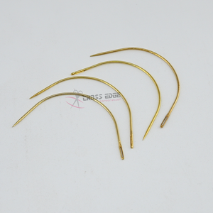 Aiguilles courbées de haute précision pour extensions de cheveux, type C, outils de couture pour perruques, pour tissage et couture, aiguilles à tisser les cheveux - Product Image 1