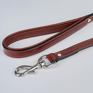 Best Selling All Sizes Available Leather <b>Dog</b> <b>Leash</b> Multi Color Premium Quality Leather Made <b>Dog</b> <b>Leash</b> - Product Image 6