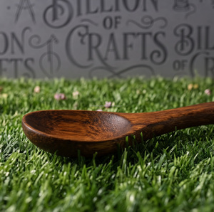 Cuillère à miel en bois de qualité supérieure, faite à la main, mini cuillère à miel, ustensile de service de cuisine, vaisselle en bois naturel - Product Image 5