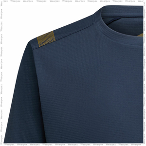 T-shirt de course pour homme en polyester de haute qualité, séchage rapide, col rond, vêtements d'entraînement, vêtements de sport, t-shirts de gym - Product Image 3