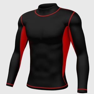 Chemises de compression pour hommes, manches longues, respirantes, extensibles dans quatre directions, pour la maternité, le fitness, l'entraînement, le sport et la gym - Product Image 4