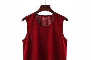 Débardeurs décontractés pour hommes, col rond, en maille respirante, séchage rapide, pour la gym, le fitness et les activités de plein air, 100 % polyester - Product Image 3