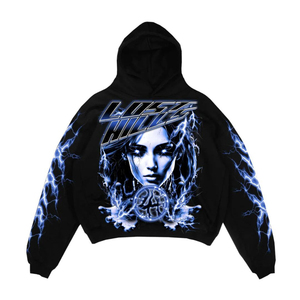 Top Quality Custom Graphic <b>Hoodie</b> Streetwear Fashion Oversized Pullover Black Trendy Printed Hooded Sweatshirt for <b>Men</b> & Women - Product Image 3