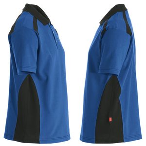 Chemise à manches courtes pour homme, verte, logo uni sur le devant, séchage rapide, tricotée, style décontracté, coupe régulière, 100% polyester - Product Image 5