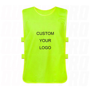 Custom Logo 100% Polyester Soccer <b>Training</b> <b>Bibs</b> Breathable Mesh Football <b>Training</b> Vest Lightweight Durable Sports Practice - Product Image 1