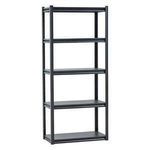 Scaffali Metallici Regolabili a 5 Ripiani con Capacità di 900 kg, 40 cm di Profondità x 80 cm di Larghezza x 180 cm di Altezza, Unità di Stoccaggio per Garage - Product Image 5