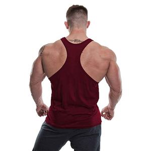 <b>Men's</b> Spandex/Polyester Breathable Quick Dry Eco-Friendly Gym <b>Stringer</b> <b>Vest</b> Plus Size Workout Tank Top for Fitness Singlet - Product Image 6