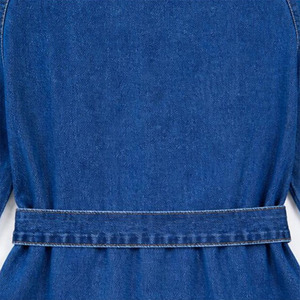Chaqueta Vaquera de Diseño Personalizado para Mujer, Manga Larga, Cuello Camisero, Hecha de Algodón, Clásica, de Invierno, Secado Rápido y Transpirable - Product Image 3