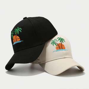 Nueva Gorra Deportiva con Bordado de Palmeras de Coco, Protección Solar para la Playa, Gorra de Béisbol con Logotipo Personalizado - Product Image 3
