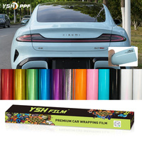 Rouleaux de films adhésifs colorés mats effet caméléon pour voitures