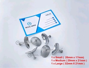 แผ่นป้องกันกระจกตาสแตนเลสแบบใช้ซ้ำได้ของ Regal Impex สำหรับป้องกันดวงตาจากแสงเลเซอร์ อุปกรณ์สำหรับดวงตา ใช้ในโรงพยาบาลสำหรับการผ่าตัด - Product Image 2