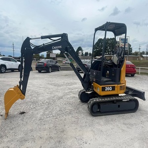 Mini-excavatrice John Deere abordable, machine hydraulique compacte et fiable avec une forte performance de creusement pour la construction - Product Image 1