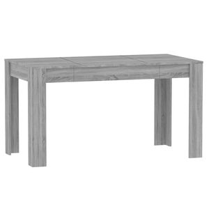 Table à manger en bois d'ingénierie Sonoma, couleur gris, 55,1 x 29,3 x 29,9 pouces - Product Image 2