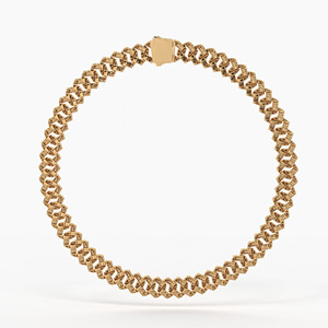 Cadena Cubana de Oro 14K con Diamantes CVD Cultivados en Laboratorio EF VVS VS, Pavé de 22 Pulgadas, Cadena de Lujo Iced Out para Hombres y Mujeres - Product Image 3