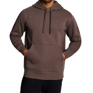 Sudadera con Capucha para Hombre, Diseño Cuadrado, 100% Algodón, Forrada, Estampado por Transferencia Térmica, 180 g/m², Estilo Urbano de Invierno, Fabricación OEM Personalizada - Product Image 6