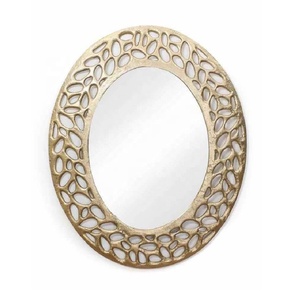 Recién llegado, espejo de pared redondo de Metal, espejo de pared moderno de India, marco de espejo de pared de Metal para baño, sala de estar y dormitorio - Product Image 6