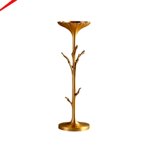 Porte-bougie en métal fait main, minimaliste et moderne, pour la décoration de Noël à la maison, qualité supérieure, support de bougie doré - Product Image 5