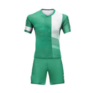 Ensemble d'uniformes de rugby respirants pour hommes à prix abordable, impression par transfert thermique personnalisée, 100 % polyester, séchage rapide, commande en gros en promotion - Product Image 2