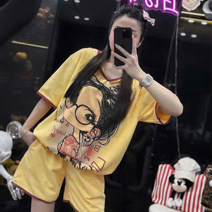 Conjunto de Dos Piezas Largo y Ajustado Informal para Mujer, Verano, Algodón Ecológico, Lavable, Empaque Personalizado, Fabricante de Vietnam - Product Image 3