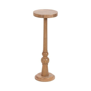 Fancy Round <b>Wooden</b> Coffee <b>Table</b> With Tapered Base Handmade <b>Rustic</b> Living Room Furniture Side <b>Table</b> Customized Side <b>Table</b> - Product Image 1