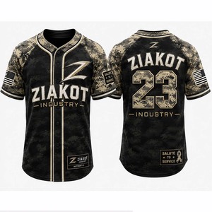 Camiseta de Béisbol Personalizada, ZIAKOT INDUSTRY Pakistán, Uniforme de Béisbol, Camiseta Sublimada, Ropa Deportiva al por Mayor, Fabricante OEM - Product Image 2