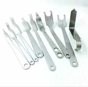 Juego de 9 Pinzas Ortopédicas para Articulaciones de Cadera, de Acero Inoxidable, para Uso Veterinario, Instrumentos Quirúrgicos de Grip Surgical - Product Image 2
