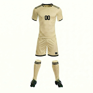 Conjuntos de Camisetas de Fútbol de Poliéster Hechas a Medida, Diseño Retro, Impresión por Sublimación, Nombre Personalizado, Servicio OEM, Uniformes de Fútbol - Product Image 3