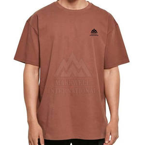 T-shirts surdimensionnés personnalisés pour hommes, coupe ample, imprimés, 100% coton, qualité supérieure, créez votre propre design - Product Image 1