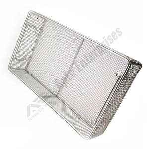 Plateau en treillis métallique en acier inoxydable pour instruments chirurgicaux, conteneur de désinfection pour instruments chirurgicaux, instruments médicaux - Product Image 6