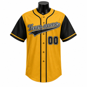 Camiseta de Béisbol al por Mayor, Personalizada para Equipos, con Diseño Deportivo que Absorbe la Humedad - Product Image 1