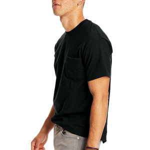 Camiseta Personalizada con Logotipo para Hombre, Talla Grande, Promocional, Blanca, Tejida, Transpirable, 100% Algodón, de Peso Pesado, con Diseño de Serigrafía - Product Image 4