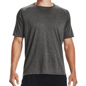 Camiseta personalizada de alta calidad a precio económico para hombre, cuello redondo, transpirable, tipo polo, negra, lisa. - Product Image 3