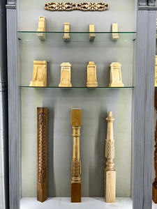 Pieds de table inclinés, pieds de meubles, pieds de table en bois de caoutchouc massif, niveleurs réglables, design moderne, bricolage, salon, appartement - Product Image 3