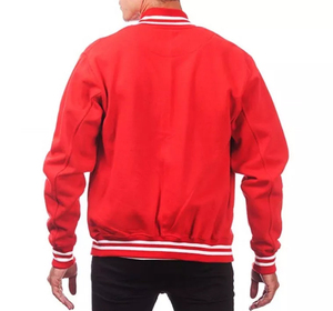 Baseball Varsity College Letterman Canvas <b>Jacket</b> High Quality Polyester Cotton Cartoon Patchwork Hooded Reversible Unisex - Product Image 2
