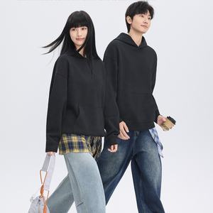 Sudaderas con Capucha Unisex de Alta Calidad, 400 g/m², Mezcla de Algodón, Poliéster y Elastano, Tejido Doble, Color Sólido, para Otoño e Invierno, para Hombre y Mujer - Product Image 4